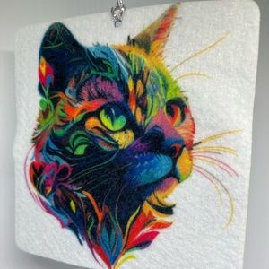 Colorful Cat Air Freshener!